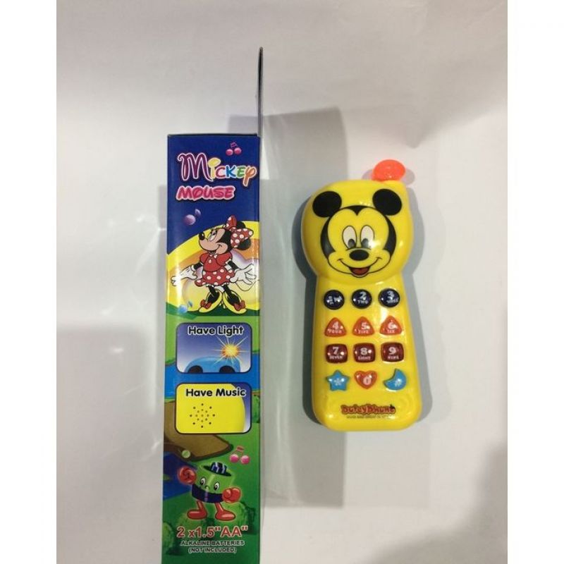 Mickey Mouse Musical Phone – Multicolor